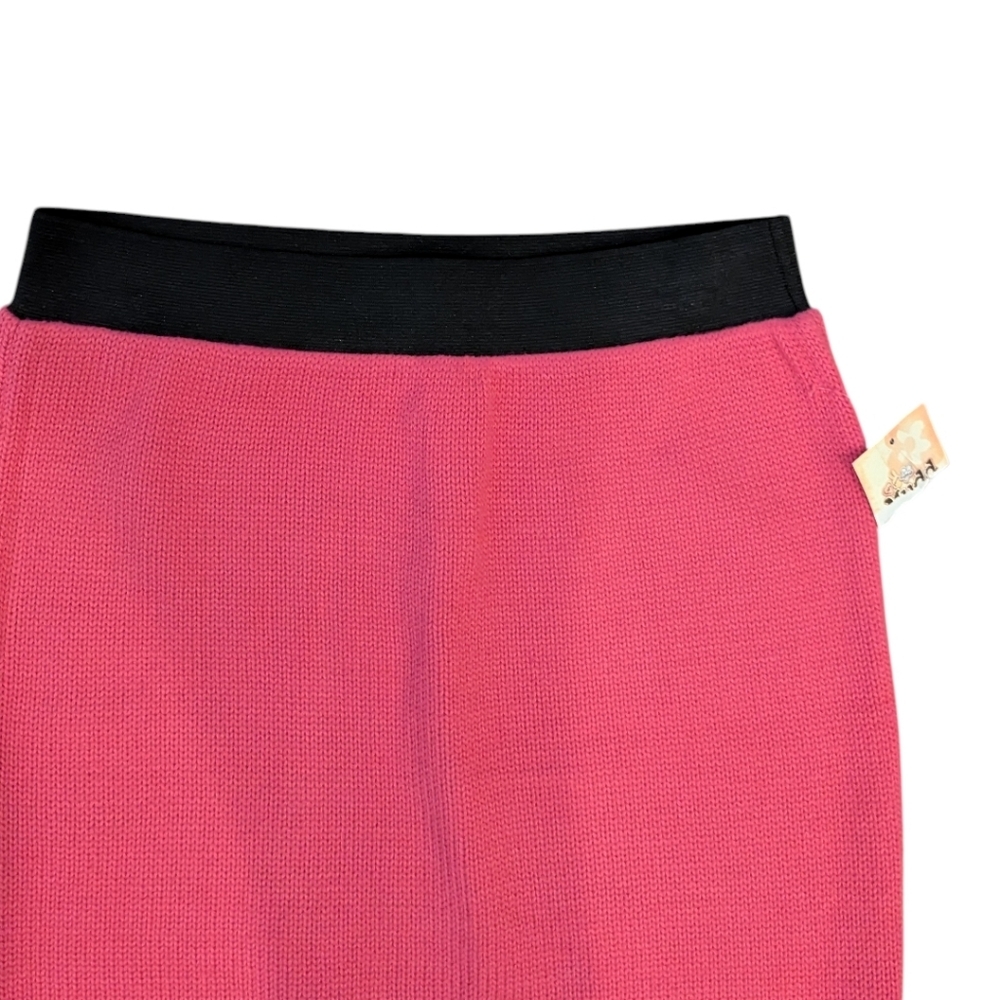 New Mudd Pink Sweater Knit Mini Skirt Retro Coquette Girl NWT Sz M - Picture 2 of 8
